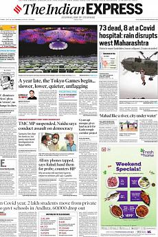 The Indian Express Mumbai - July 24th 2021