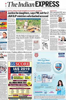 The Indian Express Delhi - April 14th 2018