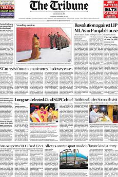 The Tribune Delhi - November 30th 2017