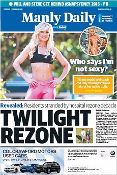Manly Daily - November 3rd 2016