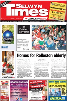 Selwyn Times - December 22nd 2009