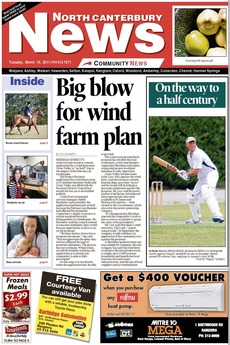 North Canterbury News - March 15th 2011