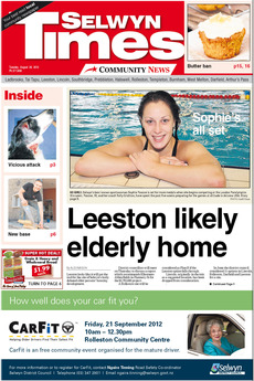 Selwyn Times - August 28th 2012