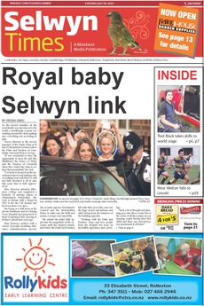 Selwyn Times - July 30th 2013