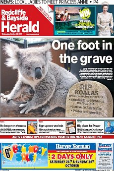 Redcliffe and  Bayside Herald - October 22nd 2014