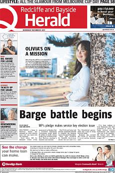 Redcliffe and  Bayside Herald - November 8th 2017