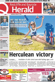 Redcliffe and  Bayside Herald - January 24th 2018