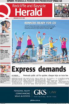 Redcliffe and  Bayside Herald - July 18th 2018