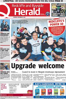 Redcliffe and  Bayside Herald - November 8th 2018