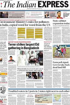 The Indian Express Mumbai - July 8th 2016