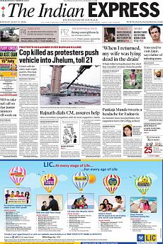 The Indian Express Mumbai - July 11th 2016