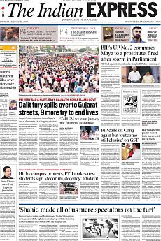The Indian Express Mumbai - July 21st 2016