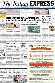 The Indian Express Mumbai - July 25th 2016