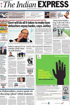 The Indian Express Mumbai - September 2nd 2016