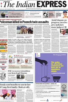 The Indian Express Mumbai - September 12th 2016