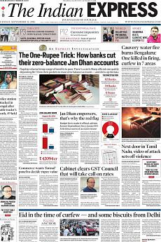 The Indian Express Mumbai - September 13th 2016