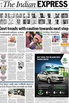 The Indian Express Mumbai - September 20th 2016