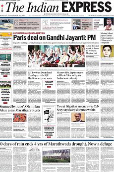 The Indian Express Mumbai - September 26th 2016
