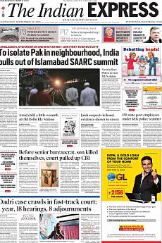 The Indian Express Mumbai - September 28th 2016
