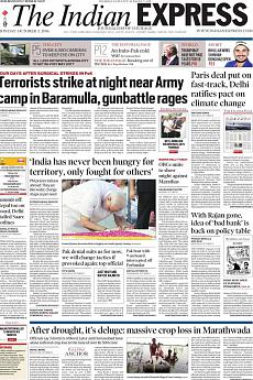 The Indian Express Mumbai - October 3rd 2016