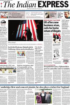 The Indian Express Mumbai - November 8th 2016