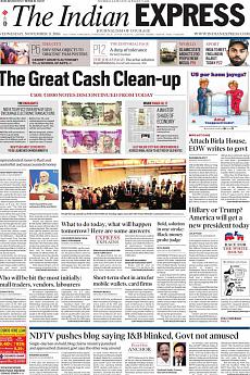 The Indian Express Mumbai - November 9th 2016