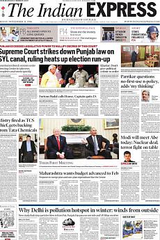 The Indian Express Mumbai - November 11th 2016
