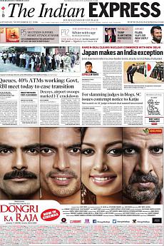 The Indian Express Mumbai - November 12th 2016