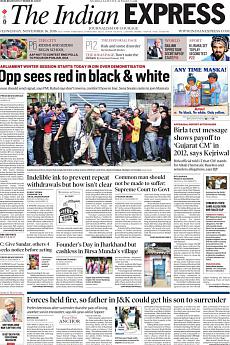 The Indian Express Mumbai - November 16th 2016