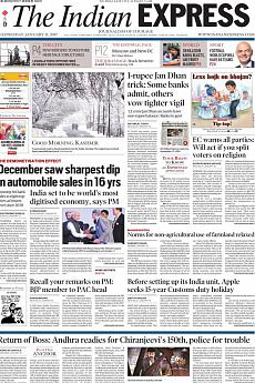 The Indian Express Mumbai - January 11th 2017