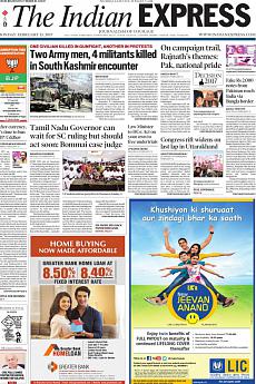 The Indian Express Mumbai - February 13th 2017