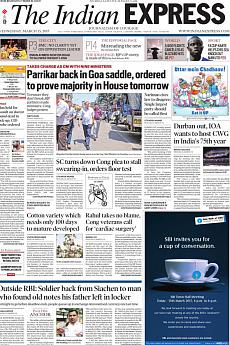 The Indian Express Mumbai - March 15th 2017