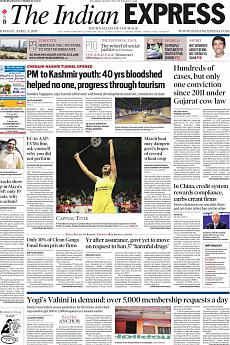 The Indian Express Mumbai - April 3rd 2017