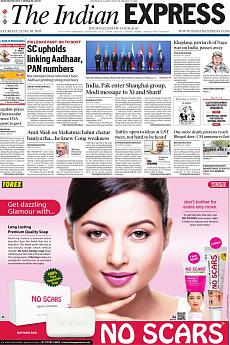 The Indian Express Mumbai - June 10th 2017