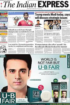 The Indian Express Mumbai - June 26th 2017