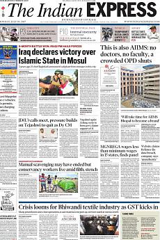 The Indian Express Mumbai - July 10th 2017
