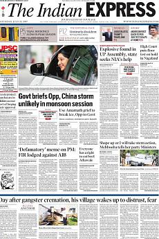 The Indian Express Mumbai - July 15th 2017