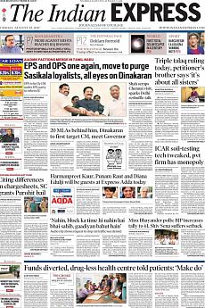 The Indian Express Mumbai - August 22nd 2017