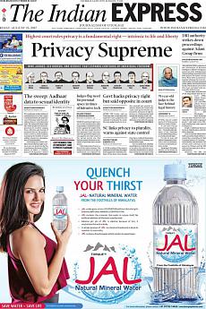 The Indian Express Mumbai - August 25th 2017