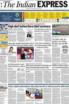 The Indian Express Mumbai - August 28th 2017