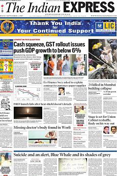 The Indian Express Mumbai - September 1st 2017