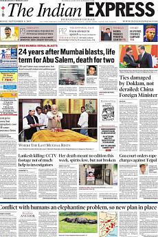 The Indian Express Mumbai - September 8th 2017