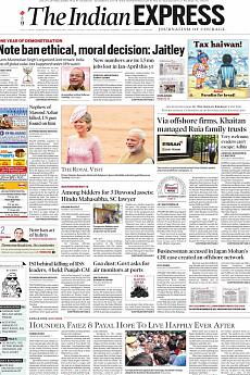 The Indian Express Mumbai - November 8th 2017