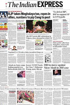 The Indian Express Mumbai - March 5th 2018