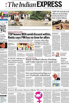 The Indian Express Mumbai - March 17th 2018