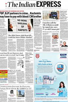 The Indian Express Mumbai - April 13th 2018