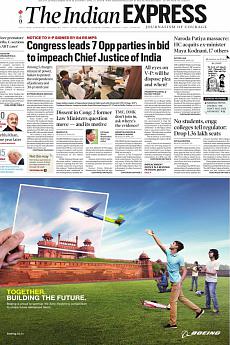 The Indian Express Mumbai - April 21st 2018