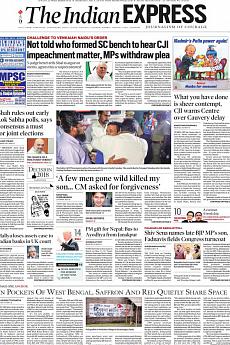 The Indian Express Mumbai - May 9th 2018