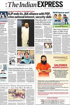 The Indian Express Mumbai - June 20th 2018