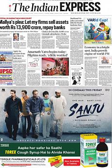 The Indian Express Mumbai - June 27th 2018